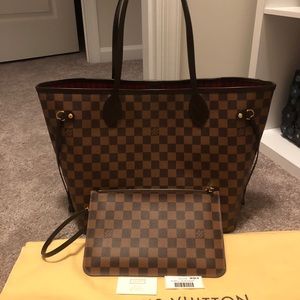 ⭐️SOLD⭐️ Louis Vuitton Neverfull MM Damier Ebene